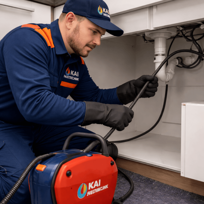 Kai Haustechnik bei Küchenverstopfung